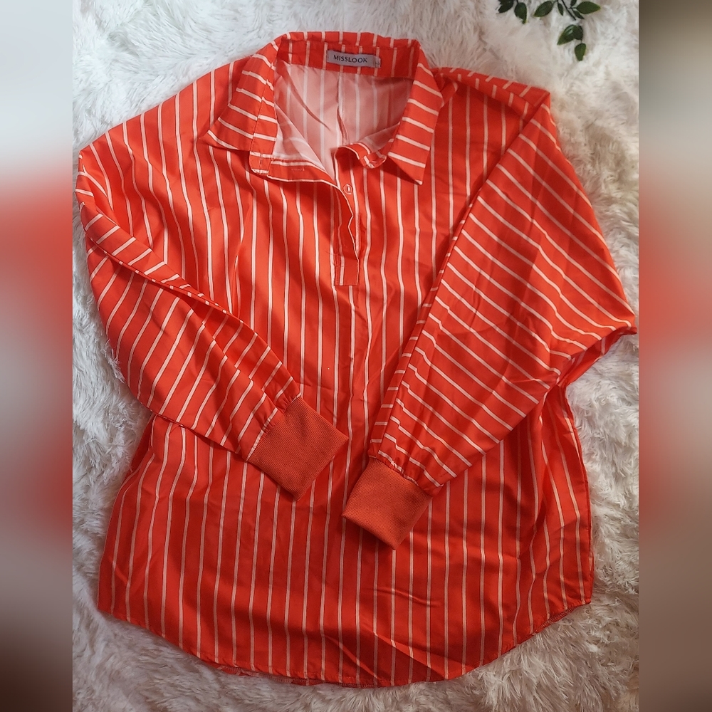 MissLook Striped Blouse